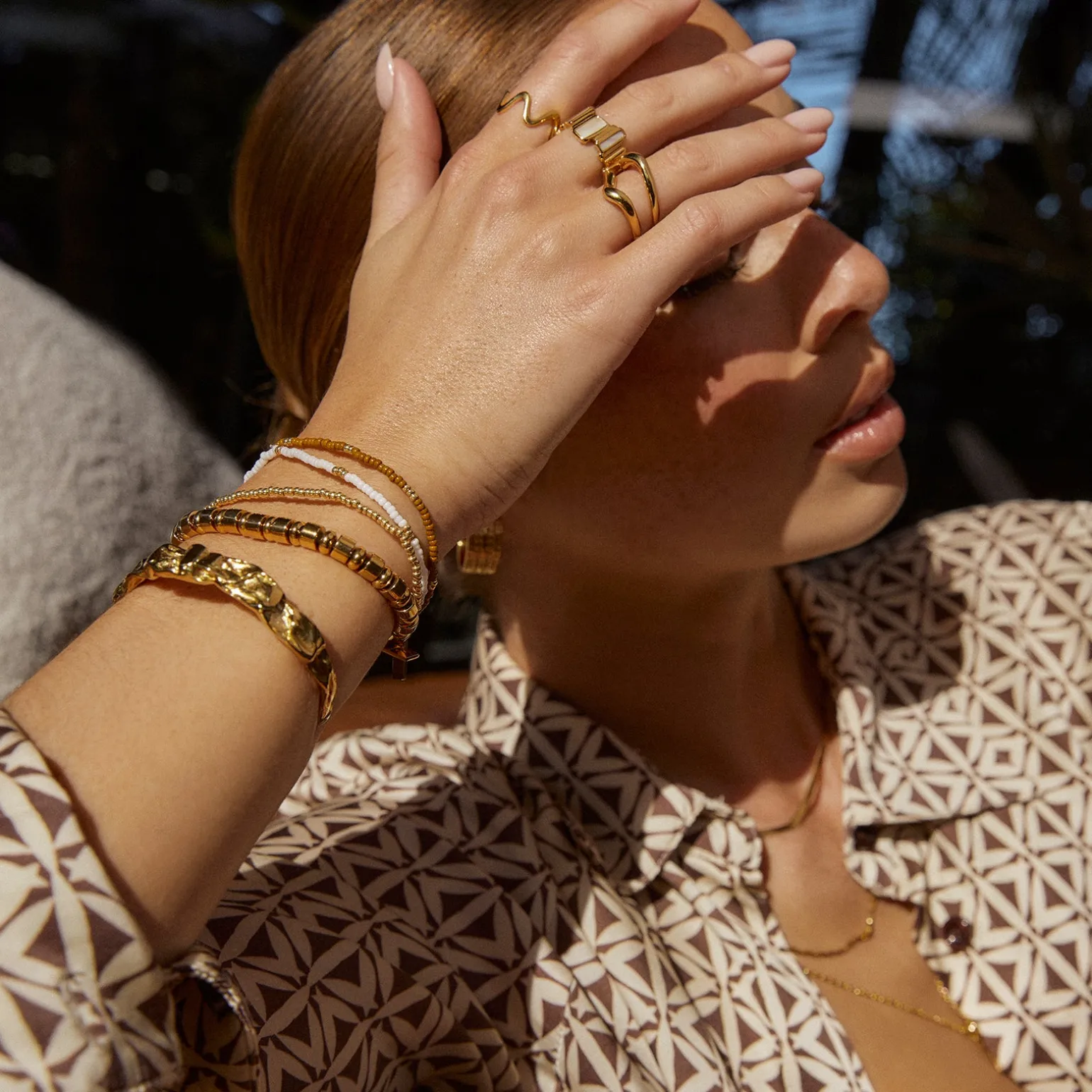 Hunter Gold Cuff Bracelet