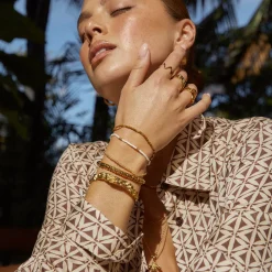 Hunter Gold Cuff Bracelet