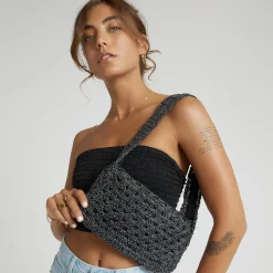 India Hand Bag - Raven
