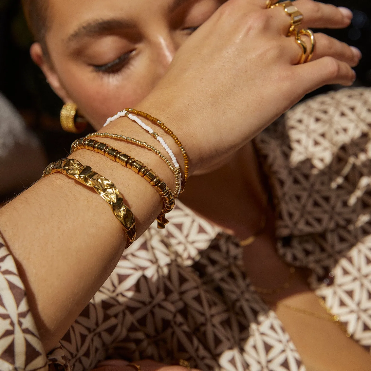 Inez Gold Bracelet