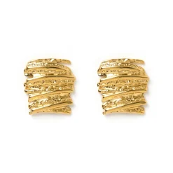 Iris Gold Earrings