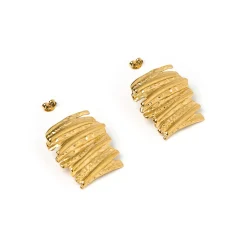 Iris Gold Earrings