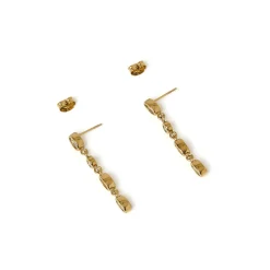 Isadora Gold Earrings - Stone