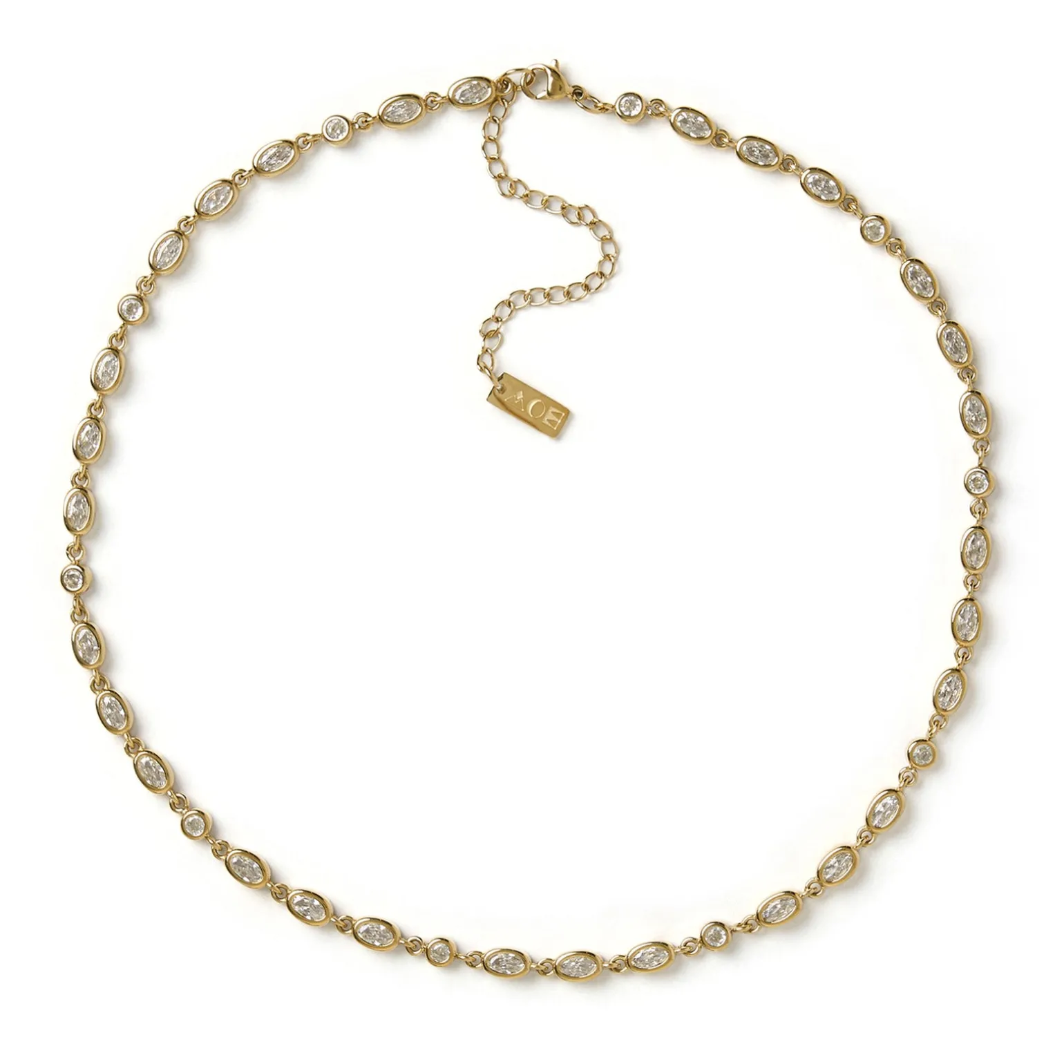 Isadora Gold Necklace - Stone