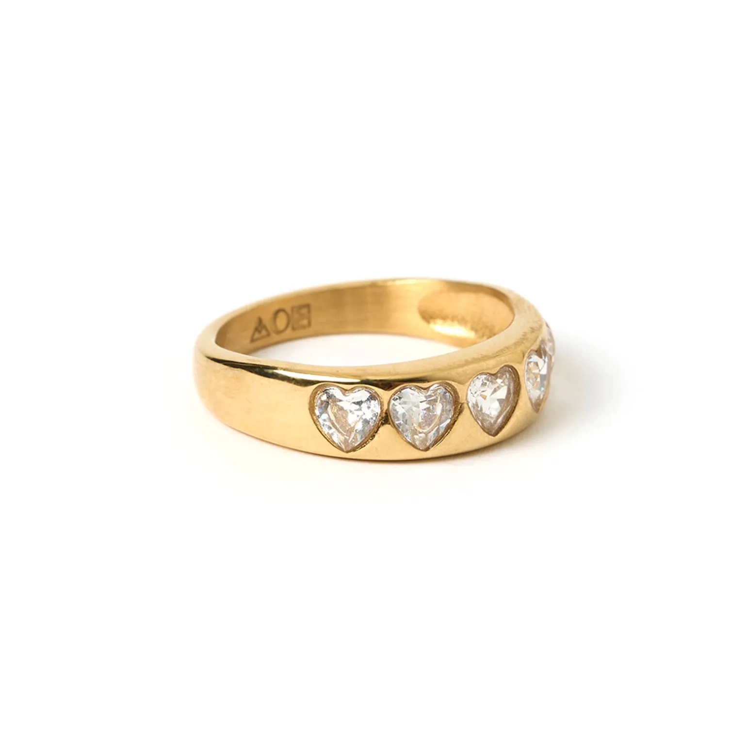 J'adore Gold Ring - Stone