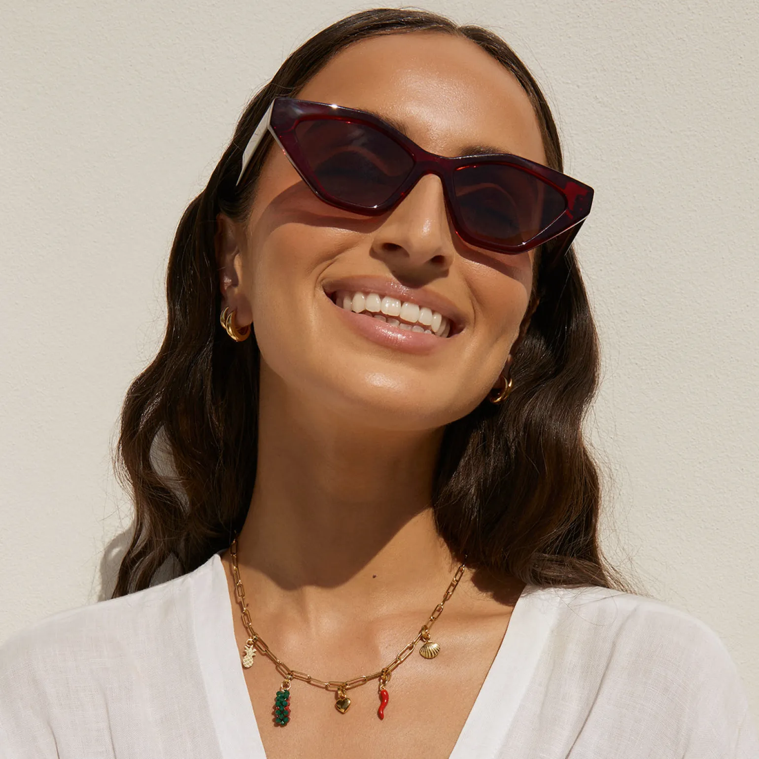 Jagger Sunglasses - Cherry Red