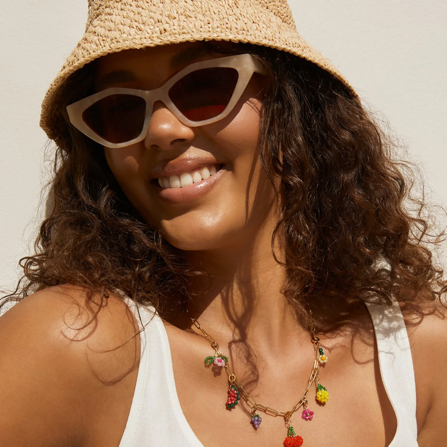 Jagger Sunglasses - Cream Marle