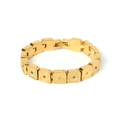 Jasper Gold Bracelet