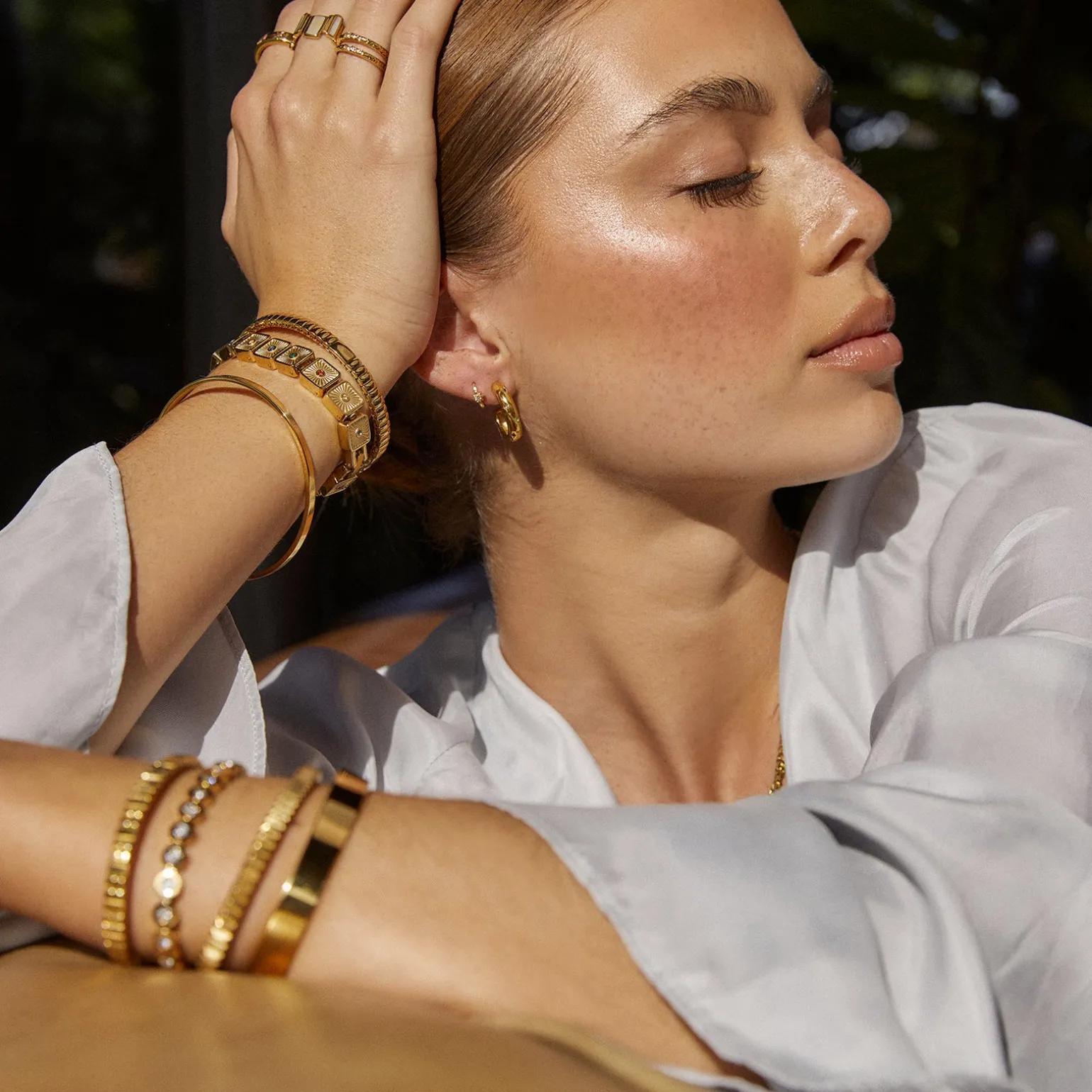 Jasper Gold Bracelet
