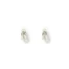 Jean Silver Huggie Earrings