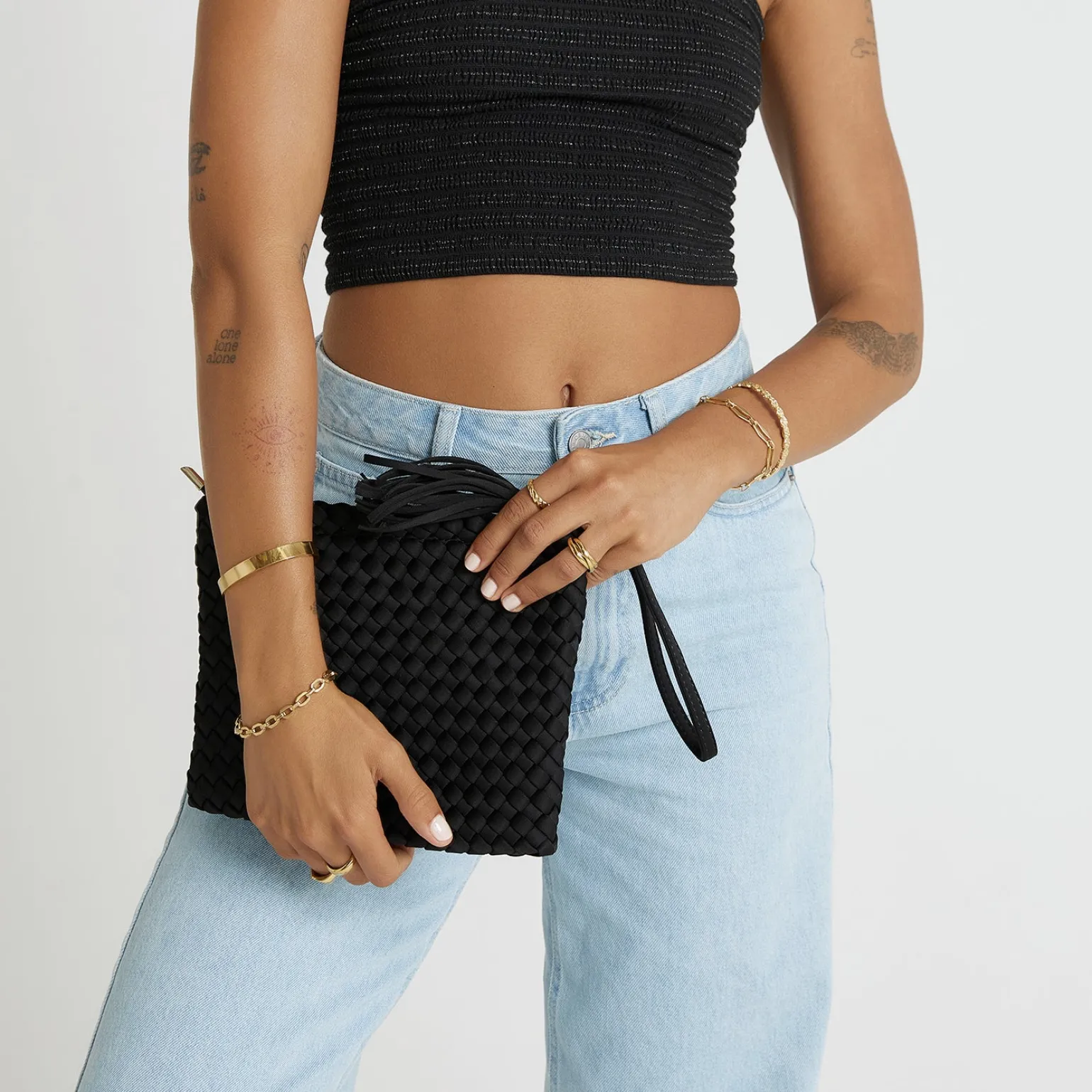 Lavinia Clutch Bag - Black