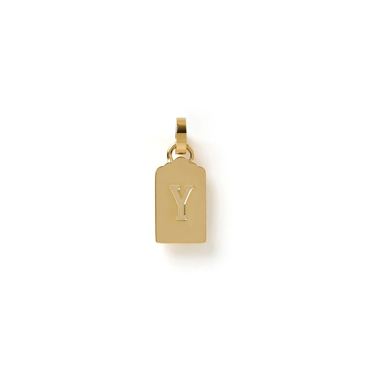 Letter Tag Charm