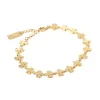 Lucky Charm Gold Clover Bracelet