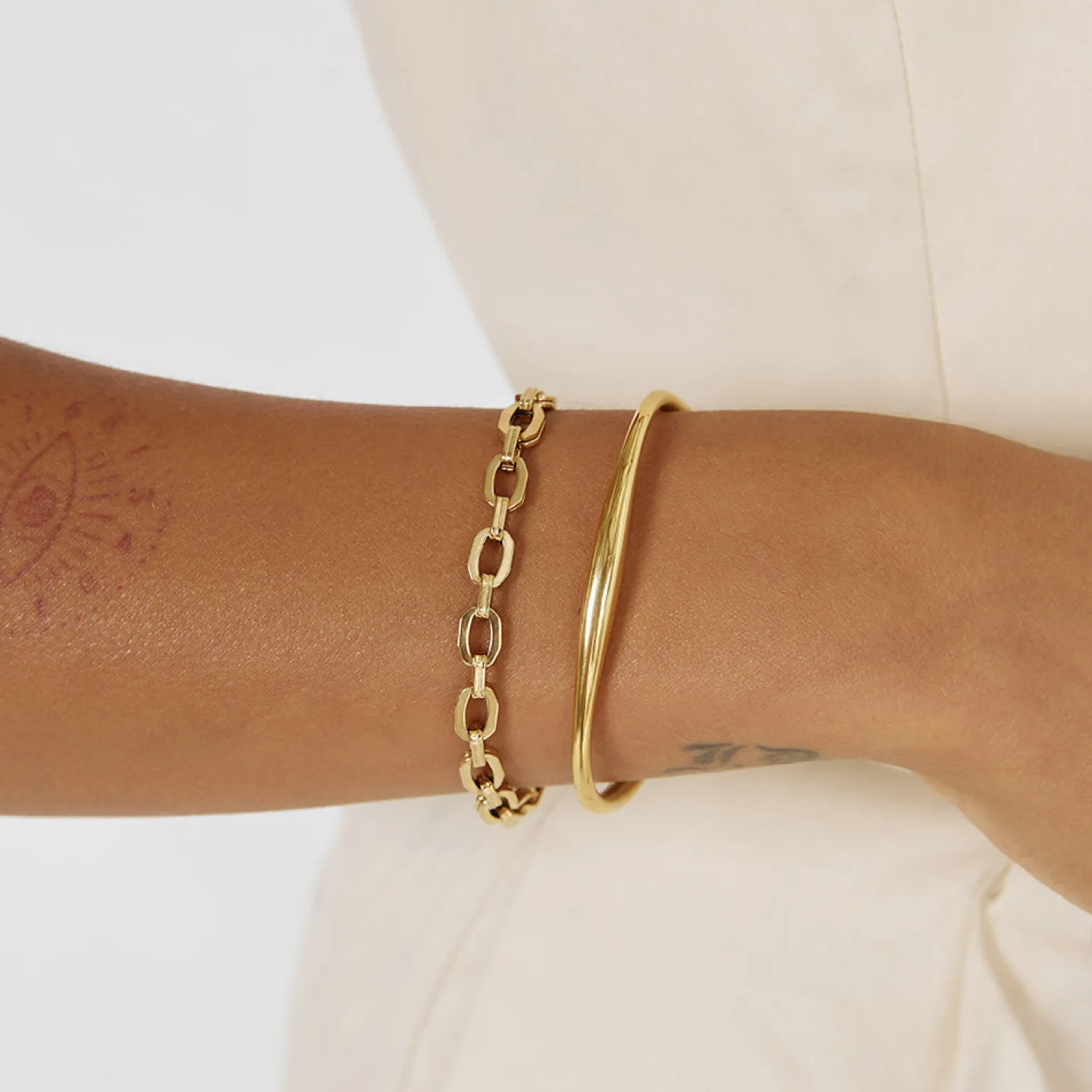 Madison Gold Cuff Bracelet