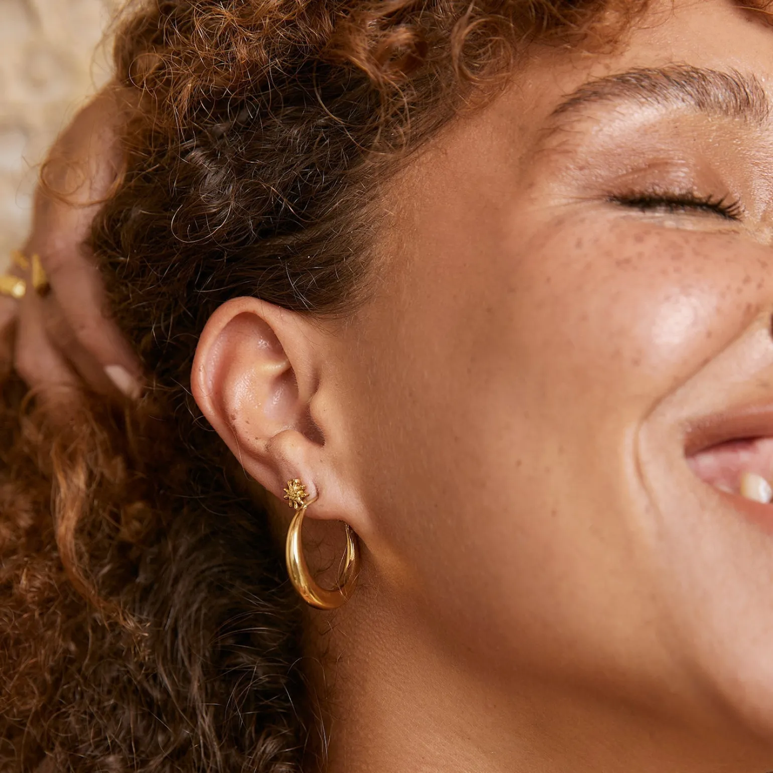 Magnolia Gold Studs