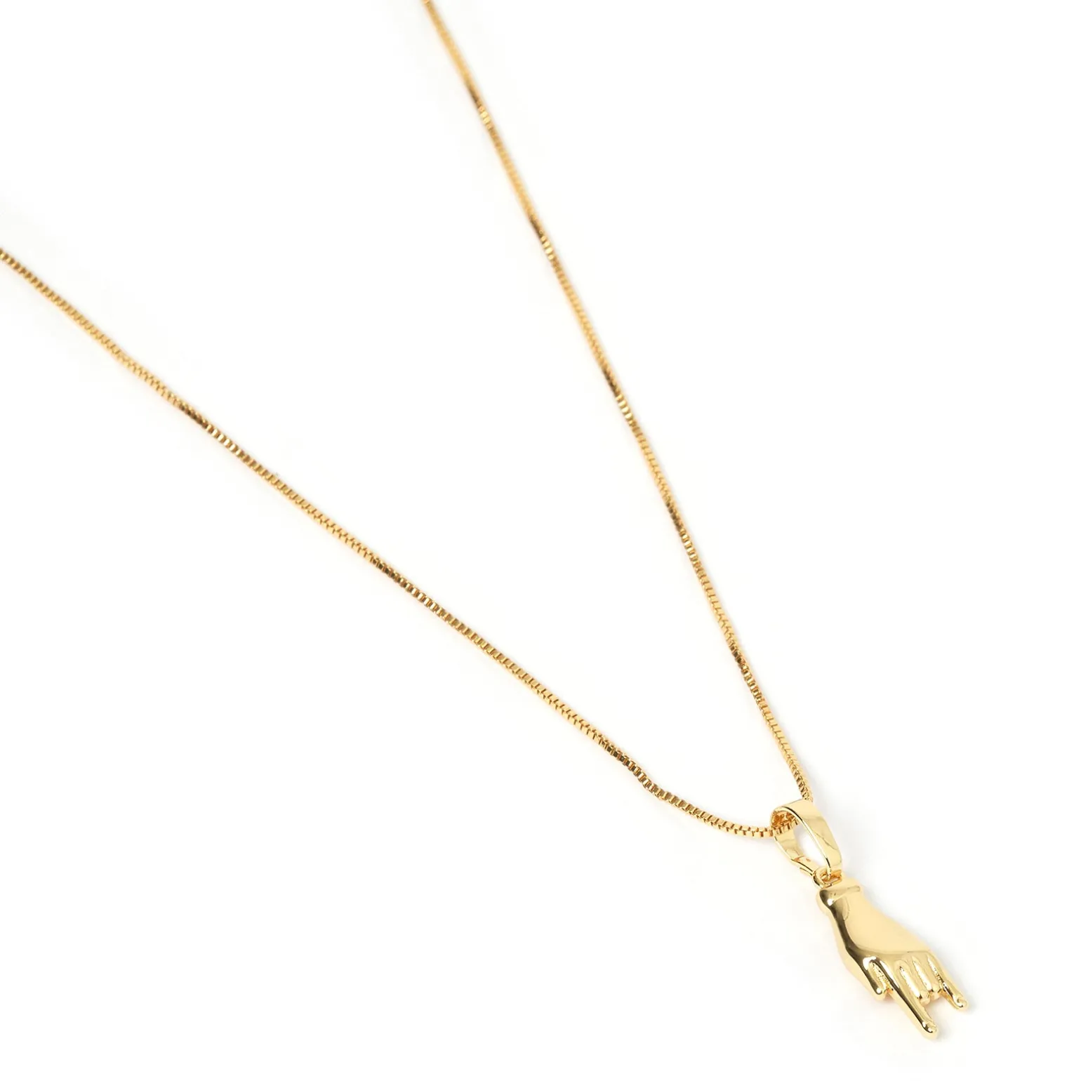 Mano Gold Charm Necklace