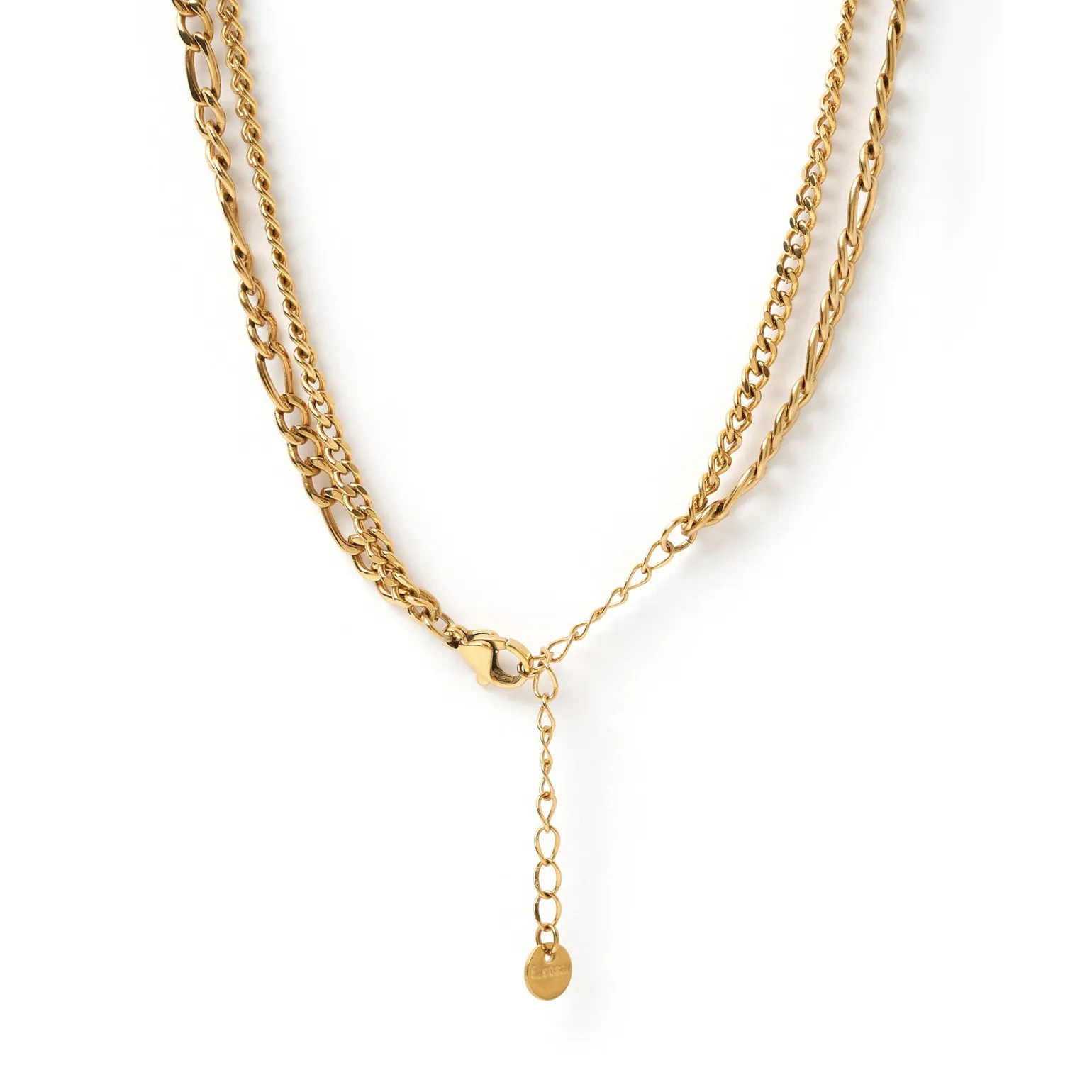 Marcella Double Stack Gold Necklace