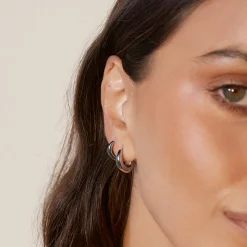 Max Silver Earrings