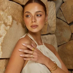 Maya Gold Cuff Bracelet