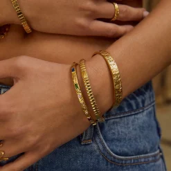 Melrose Gold Cuff Bracelet