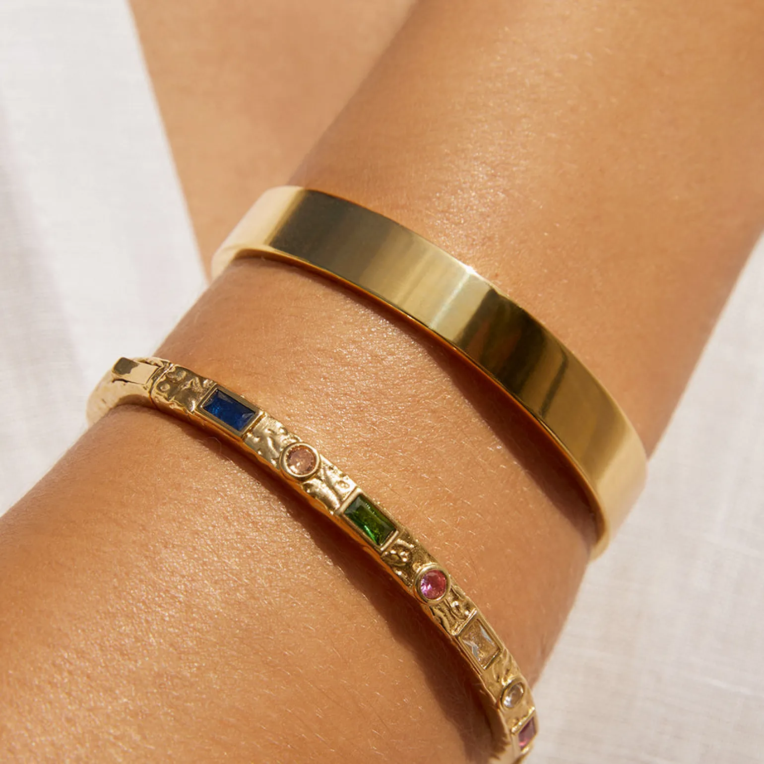 Melrose Gold Cuff Bracelet