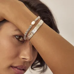 Mia Pearl and Silver Bracelet