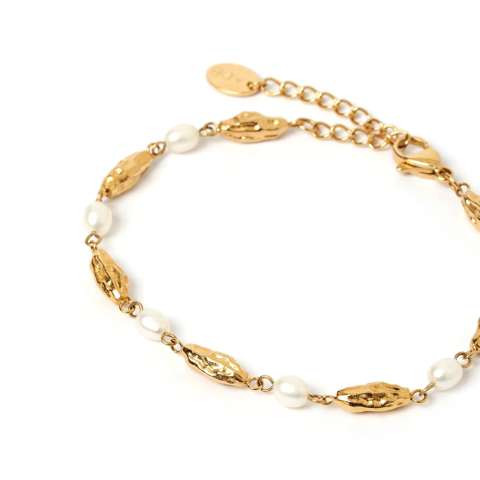 Mimi Pearl and Gold Bracelet