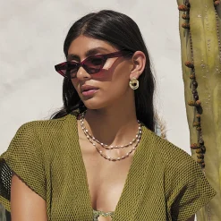 Mimi Pearl and Gold Necklace