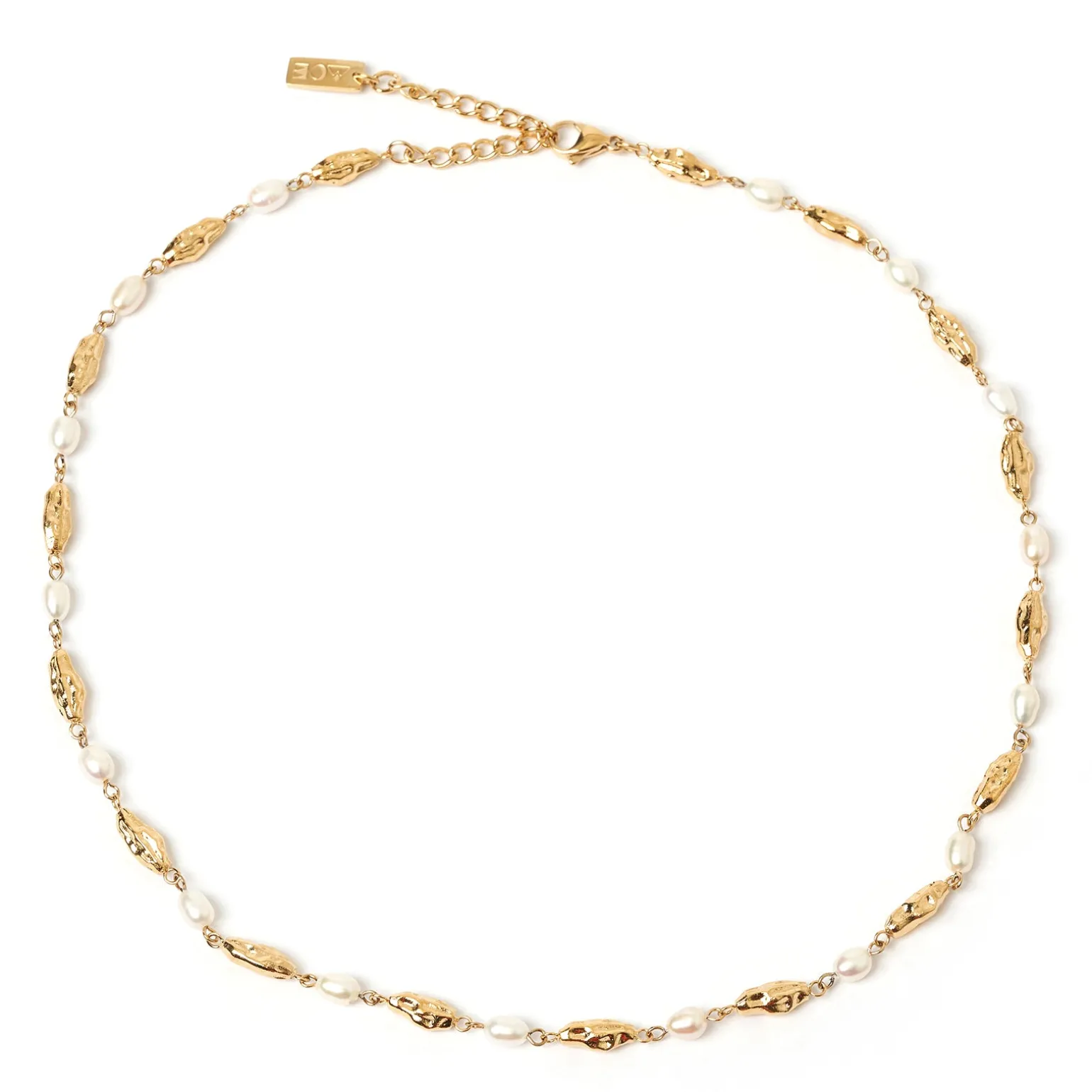 Mimi Pearl and Gold Necklace