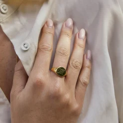 Miro Gold Signet Ring