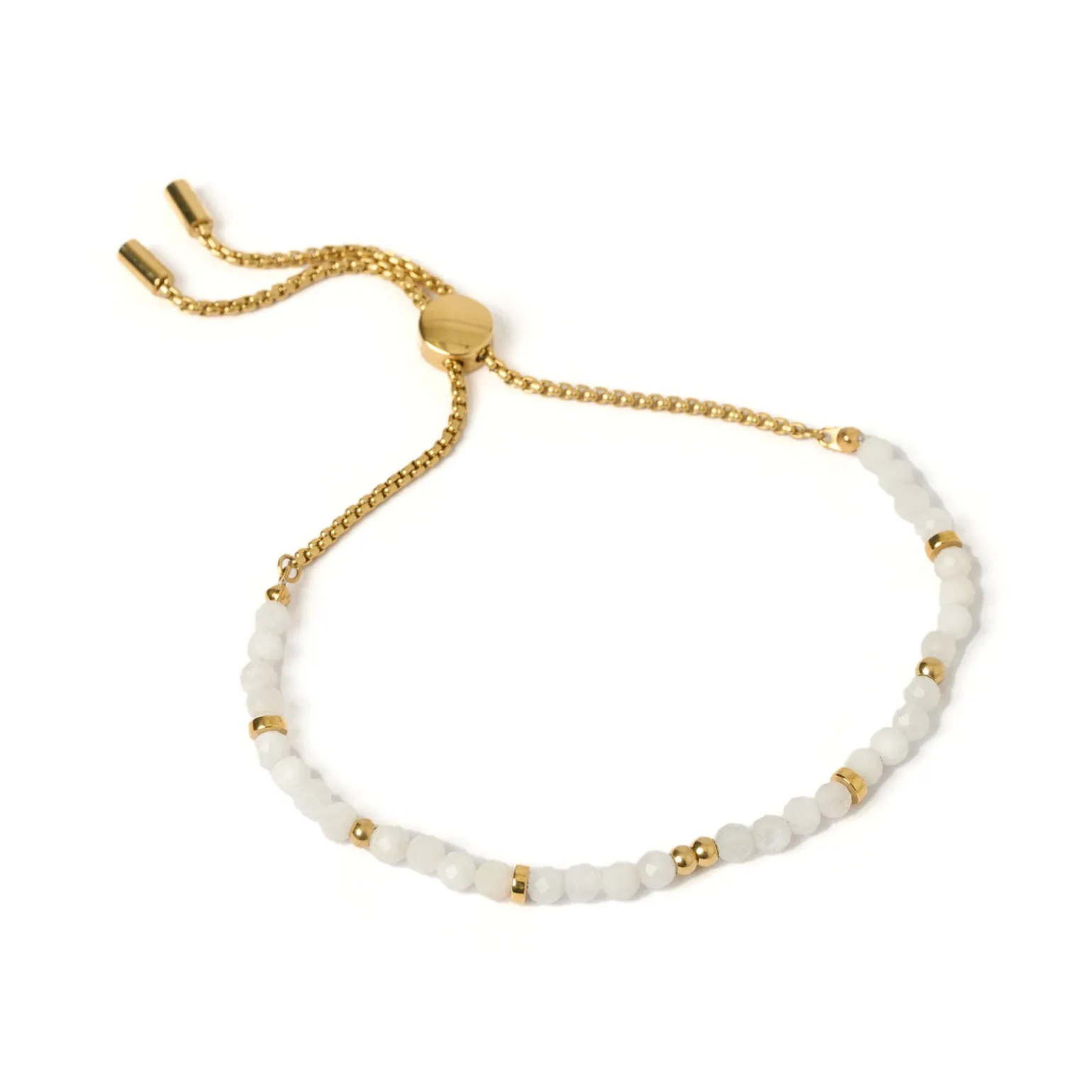 Myla Moonstone and Gold Bracelet