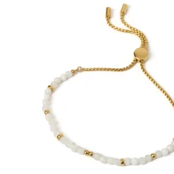 Myla Moonstone and Gold Bracelet