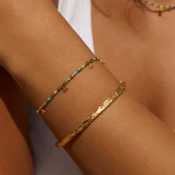 Natalia Gold Bracelet - Ocean