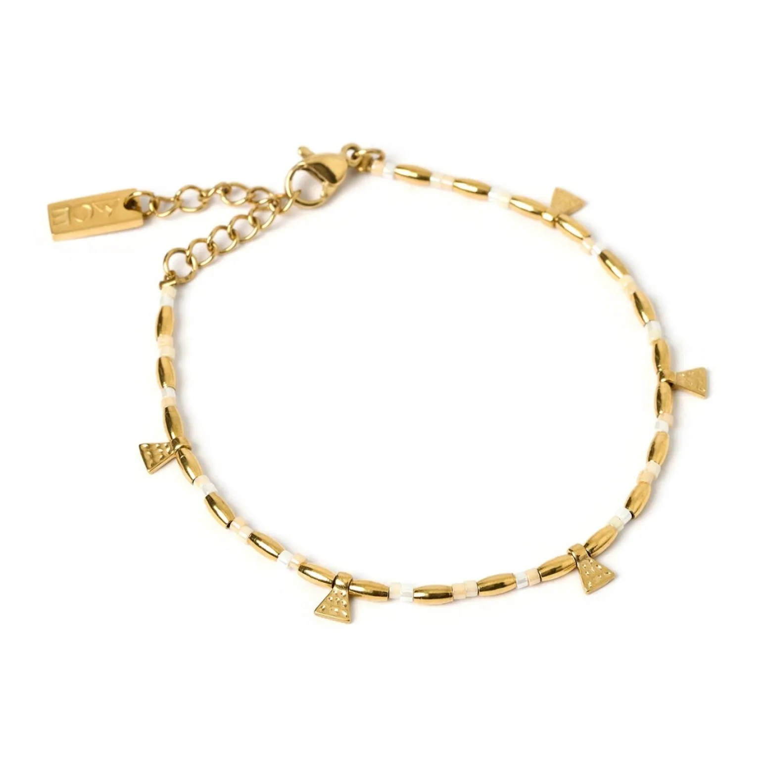 Natalia Gold Bracelet - Vanilla