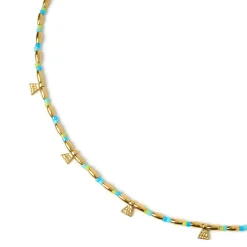 Natalia Gold Necklace - Ocean