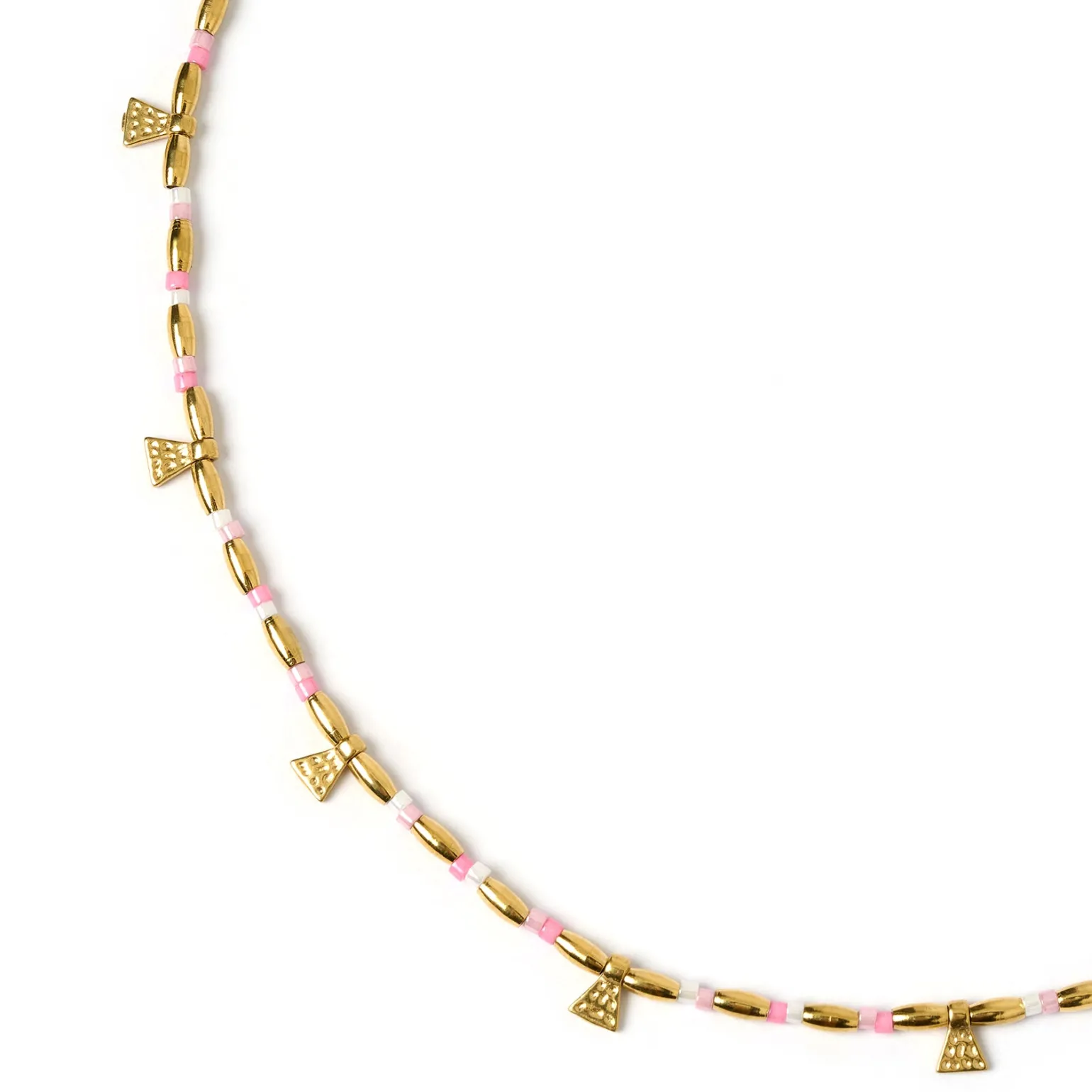 Natalia Gold Necklace - Peony