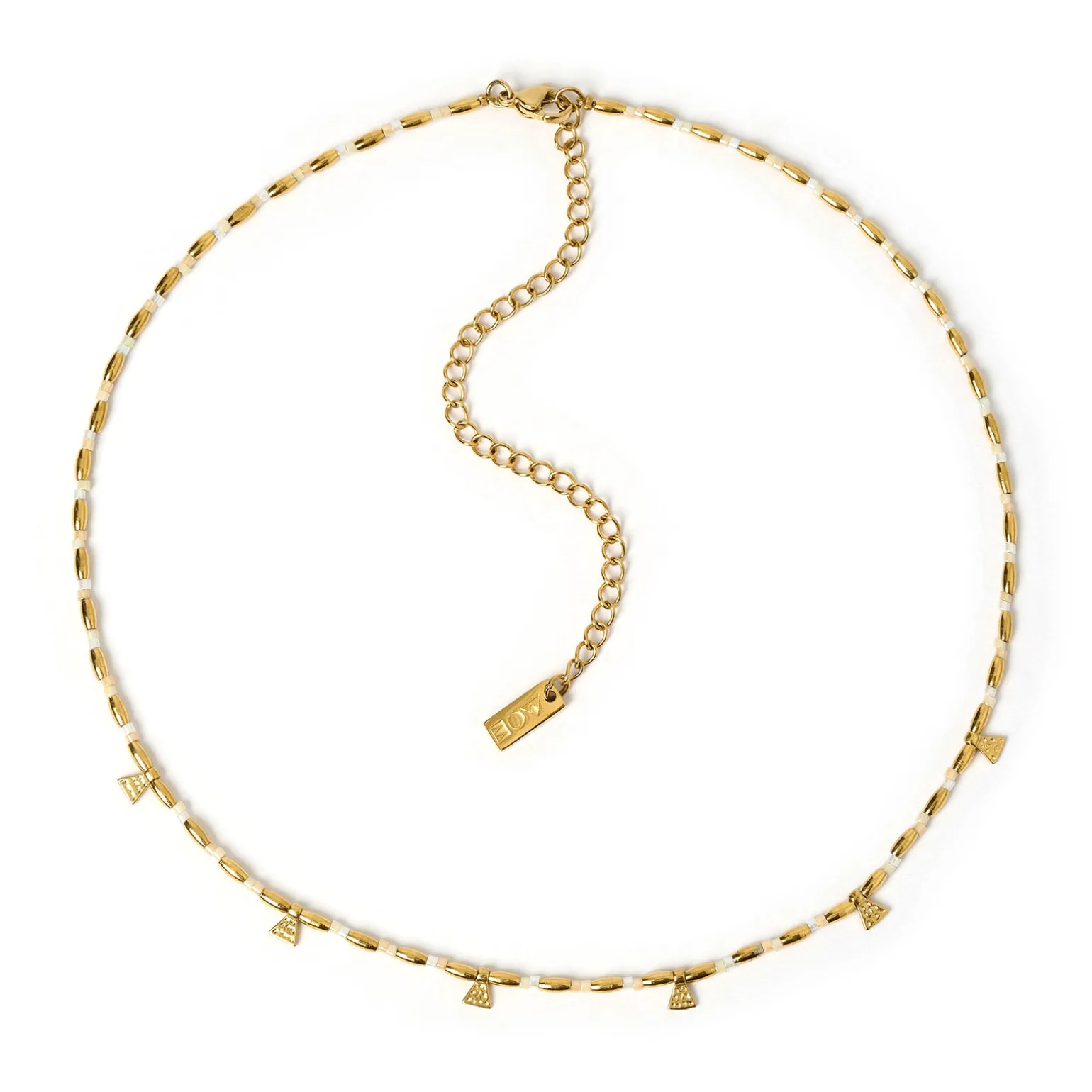 Natalia Gold Necklace - Vanilla