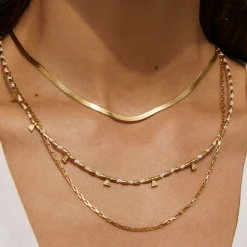 Natalia Gold Necklace - Vanilla