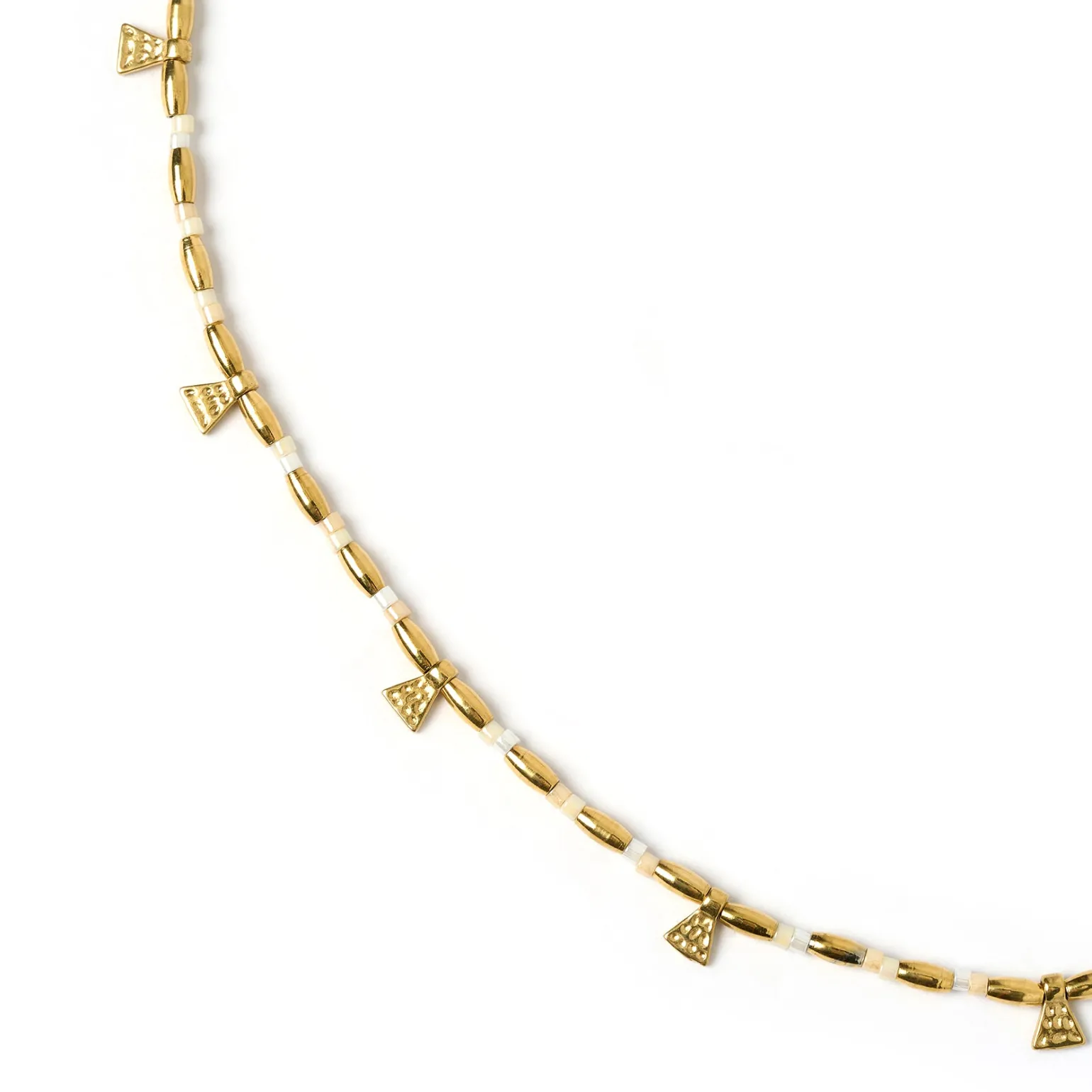 Natalia Gold Necklace - Vanilla