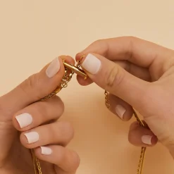 Necklace Stacking Clasp - Gold