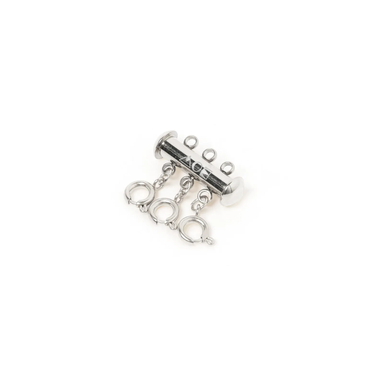 Necklace Stacking Clasp - Silver