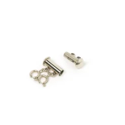 Necklace Stacking Clasp - Silver