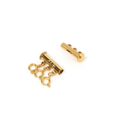 Necklace Stacking Clasp - Gold