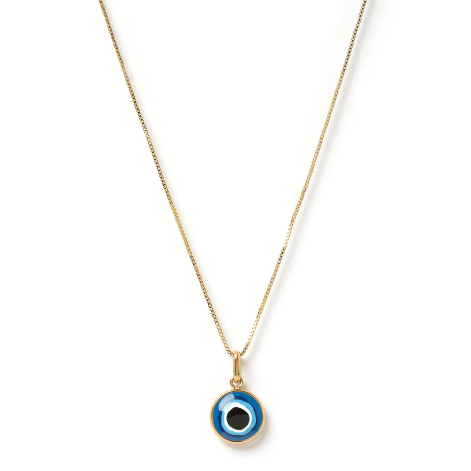 Occhio Gold Charm Necklace