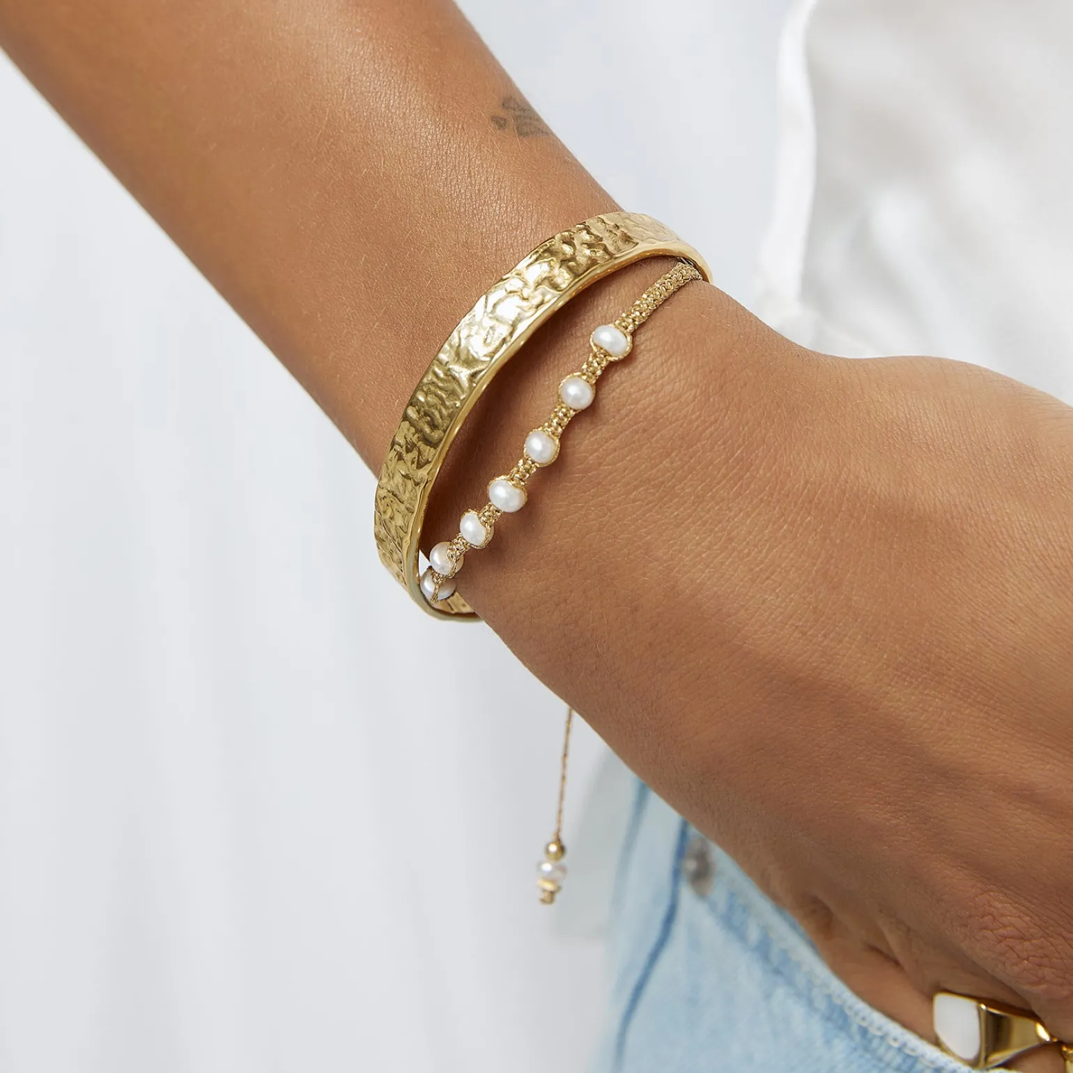 Olivia Gold Cuff Bracelet