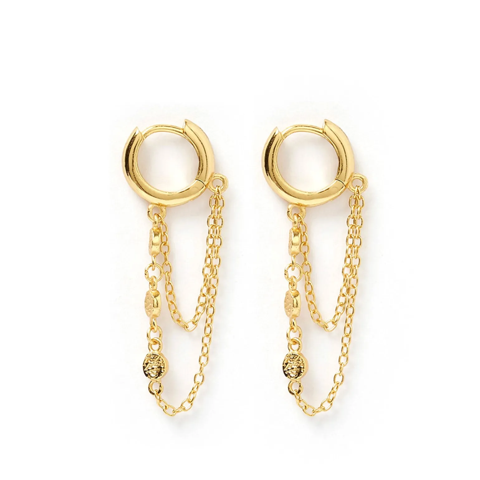 Paloma Gold Huggie Earrings