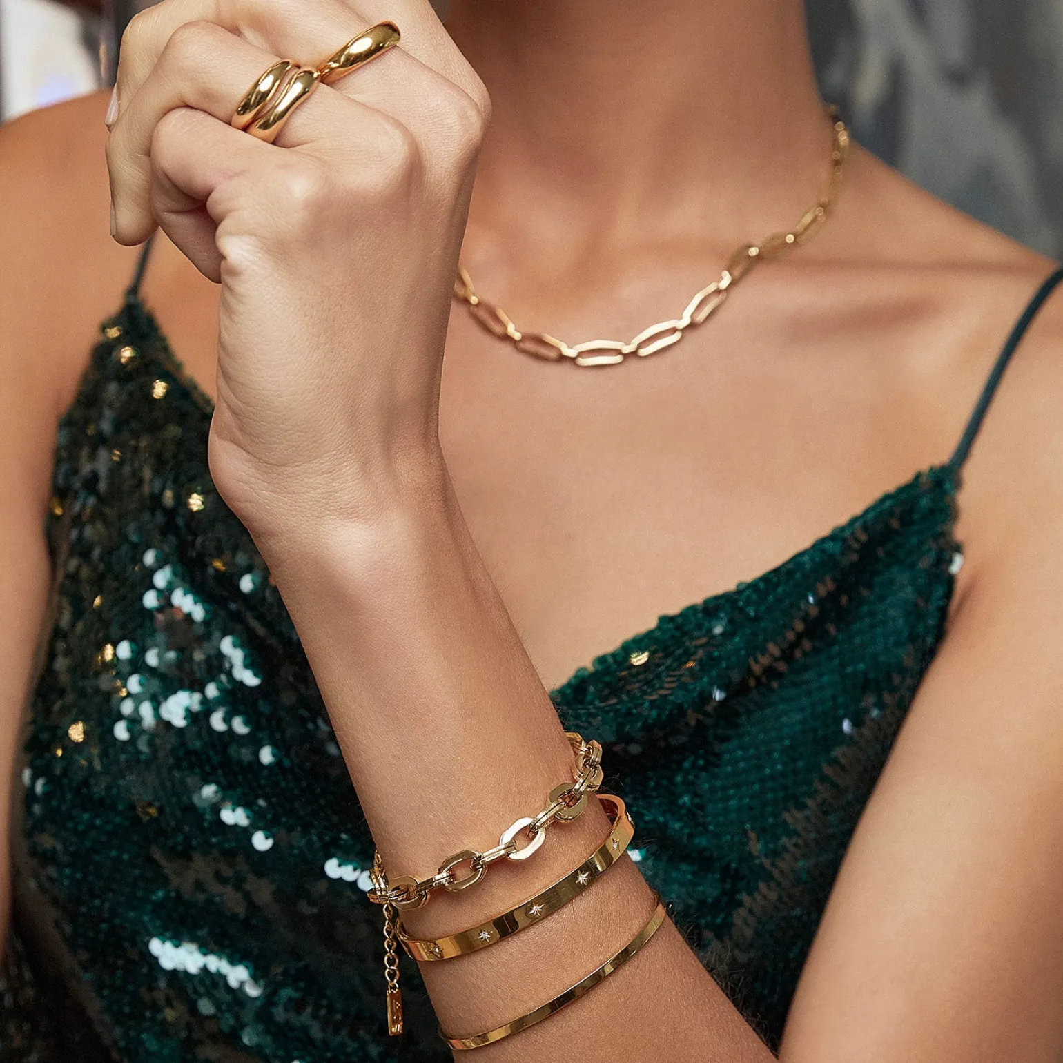 Parker Gold Bracelet