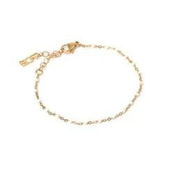 Peggy Gold and Enamel Bracelet - Vanilla