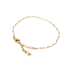 Peggy Gold and Enamel Bracelet - Vanilla
