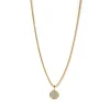 Piccolo Men's Charm Necklace - Gold